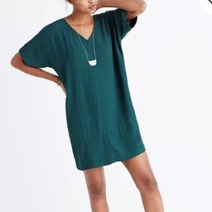 Madewell Green Viscose Novel Dress | Sz M